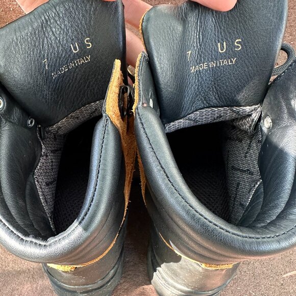 The North Face Cryos Size 7 Waterproof Winter Boots Brown Distressed Leather - Picture 6 of 6